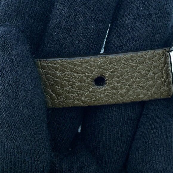 FENDI Peekaboo Selleria I see you Size Petit Leather Khaki 8BN335 - Picture 12 of 16